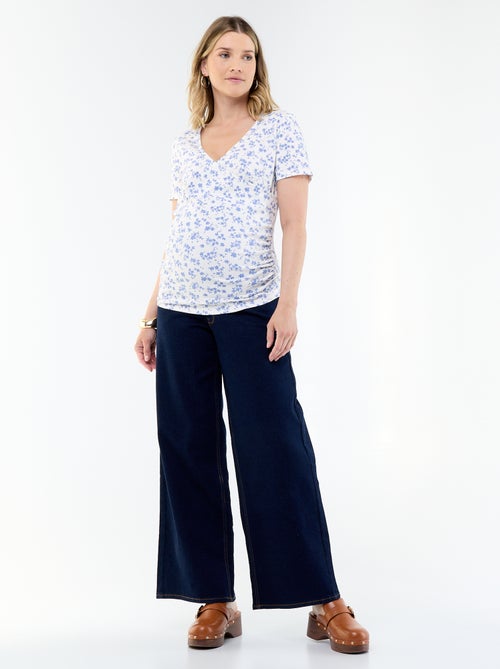 Jean grossesse wide leg - Kiabi