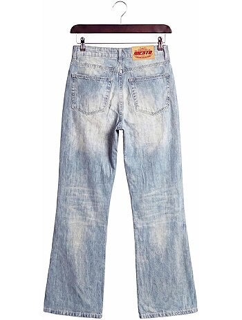 Jean homme à taille mi-haute et coupe évasée giesto