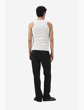 Jean homme à taille mi-haute et jambe droite giesto