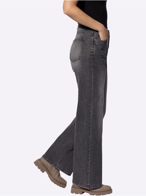 Jean Jambes Larges Mode - Taille Standard - helline - Kiabi