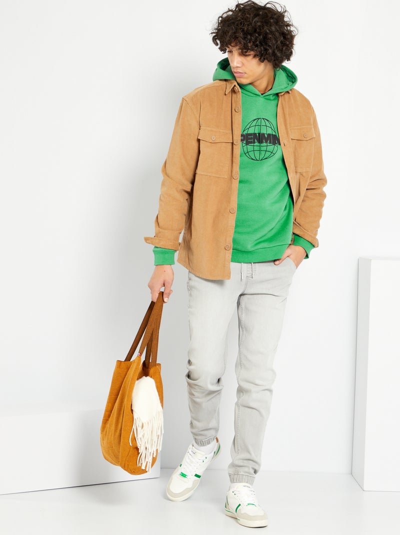 Jean jogger gris - Kiabi