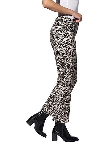 Jean Joli Motif Léopard - Taille Standard - helline