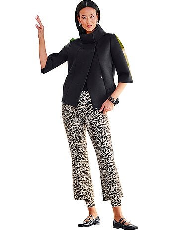 Jean Joli Motif Léopard - Taille Standard - helline