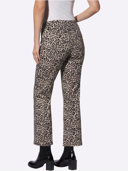 Jean Joli Motif Léopard - Taille Standard - Helline - Kiabi