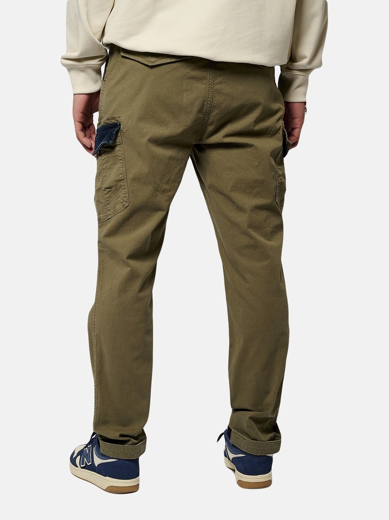Jean Kaporal coupe jogger Kaki - Kiabi