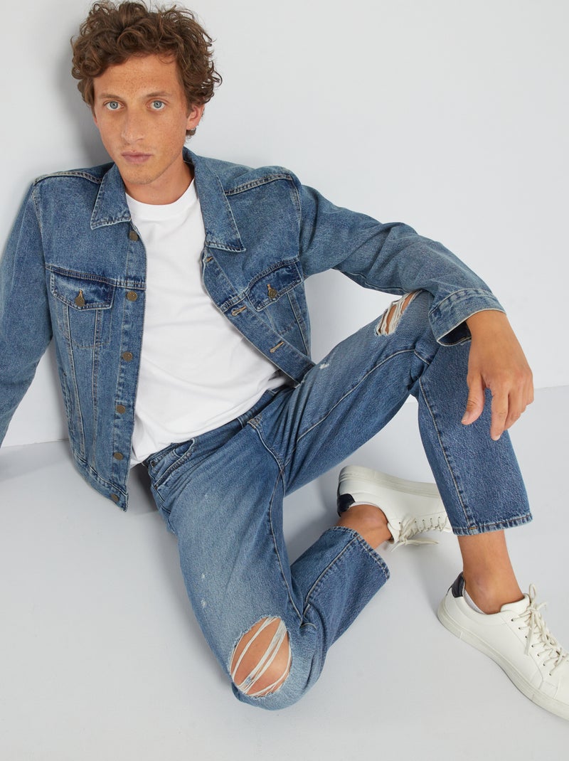 Jean large - L32 Bleu - Kiabi