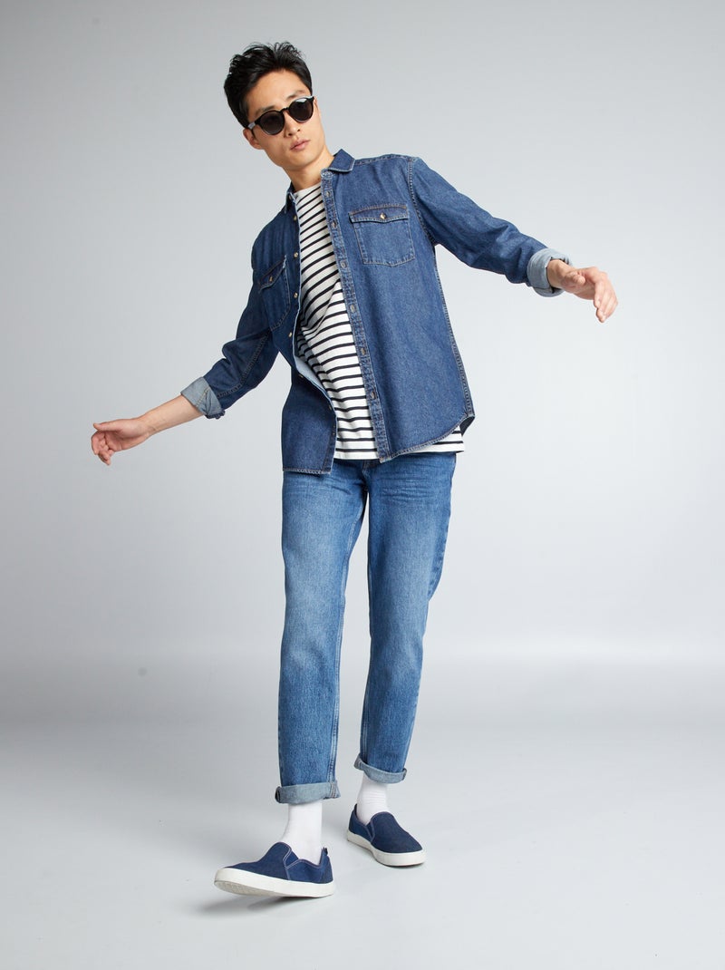 Jean large - L32 Stone - Kiabi
