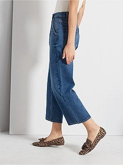 Jean large à braquette boutonnée - Kiabi