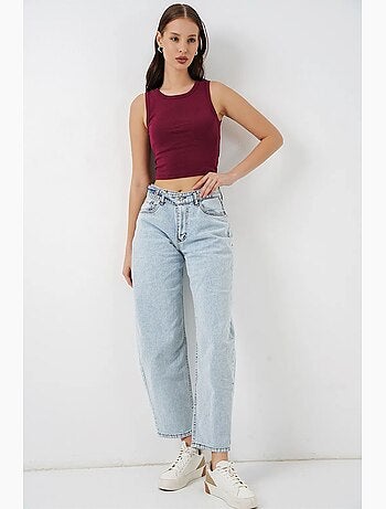 Jean large à taille haute bdart