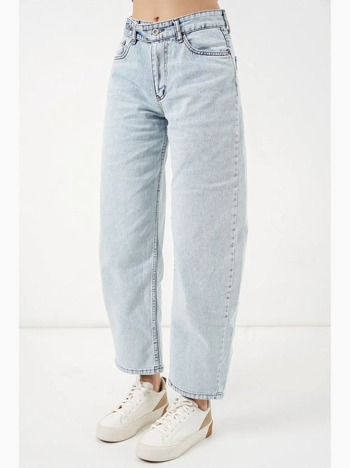 Jean large à taille haute bdart - Kiabi