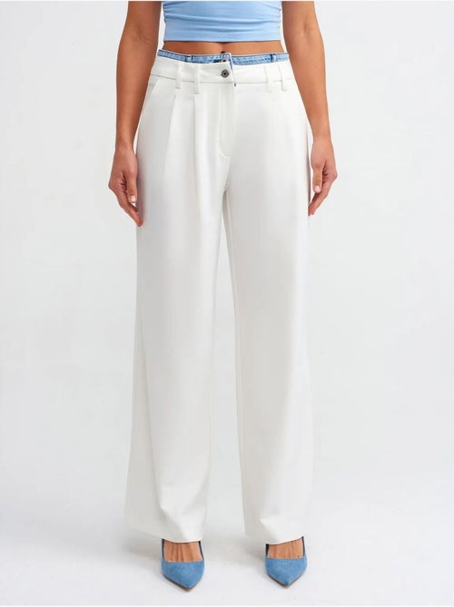 Jean Large À Taille Haute - Kiabi