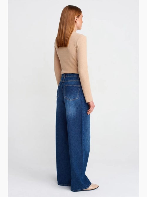 Jean large à taille haute dilvin - Kiabi Jean large à taille haute dilvin - Kiabi