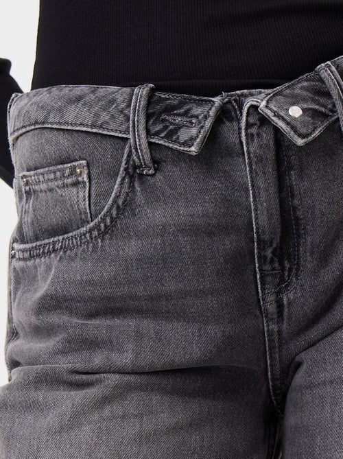 Jean large avec ceinture fantaisie - Kiabi Jean large avec ceinture fantaisie - Kiabi