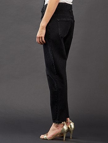 Jean large avec ceinture - Kiabi