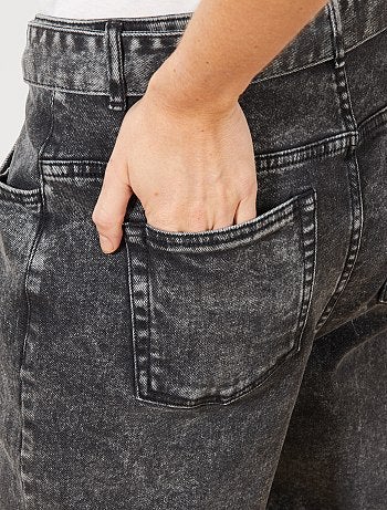 Jean large avec ceinture - Kiabi