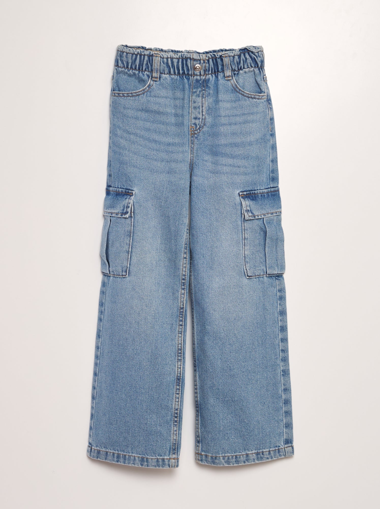 Jean Isaia Neuf - Taille 48 (32 US), Coupe Straight, Longueur 34 Pouces, Coton Mélangé Bleu