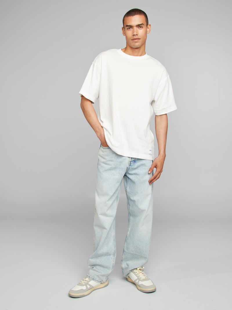 Jean large avec poches Triple stone - Kiabi
