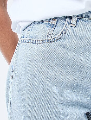 Jean large avec revers