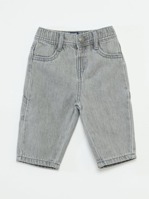 Jean large avec taille ajustable - Kiabi