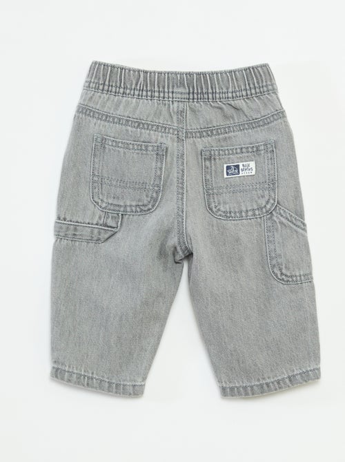 Jean large avec taille ajustable - Kiabi