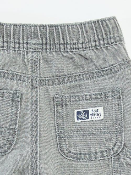 Jean large avec taille ajustable - Kiabi