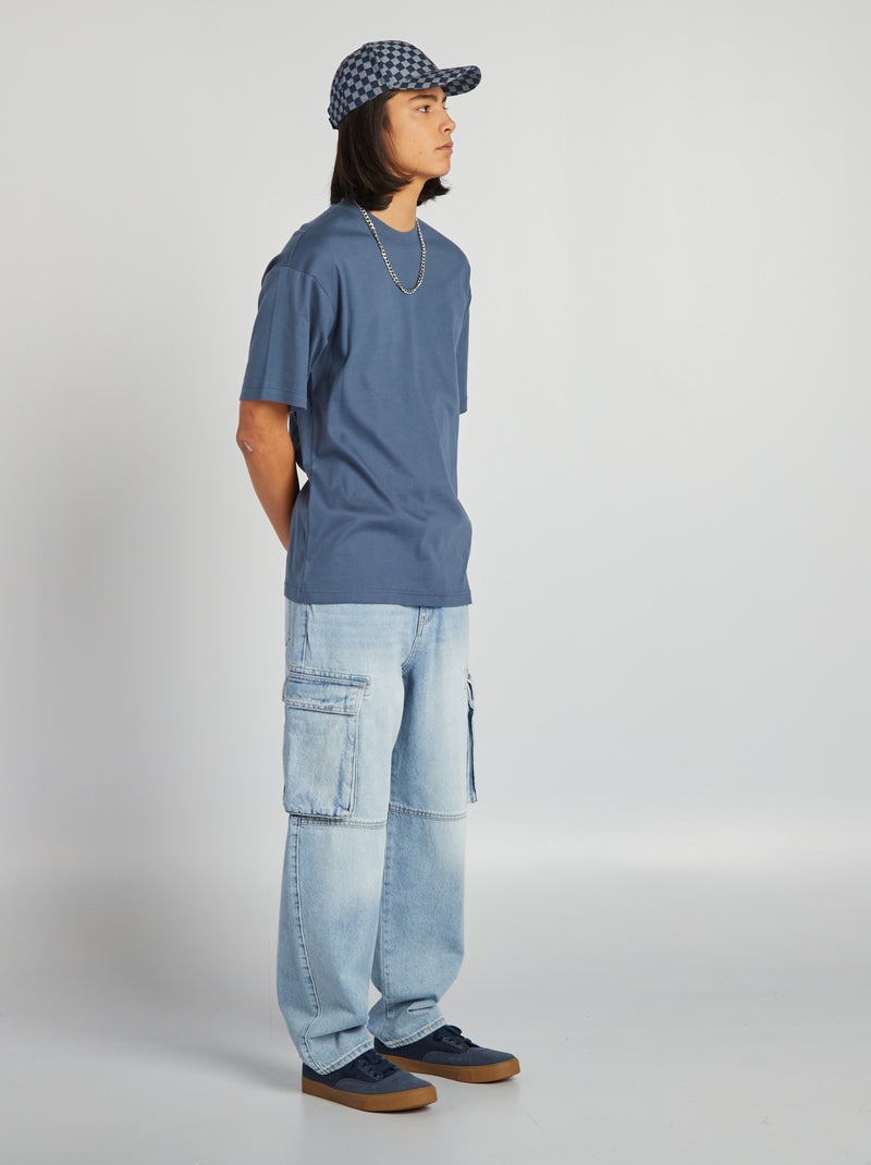 Jean large battle Triple stone - Kiabi