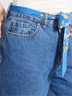 Jean large ceinture fantaisie 'JDY' - Kiabi