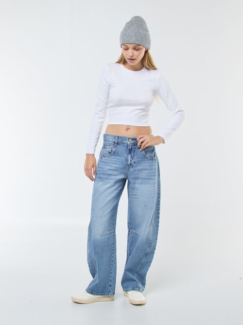 Jean large coupe ballon - Kiabi