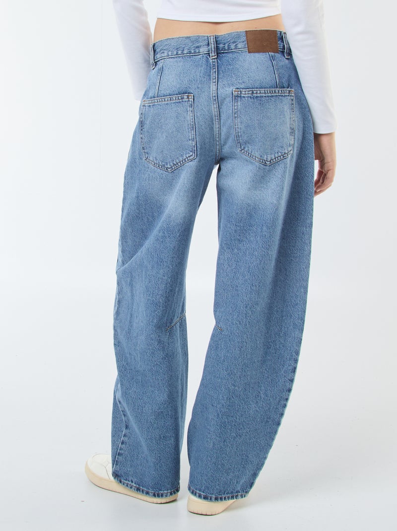 Jean large coupe ballon Dirty stone - Kiabi