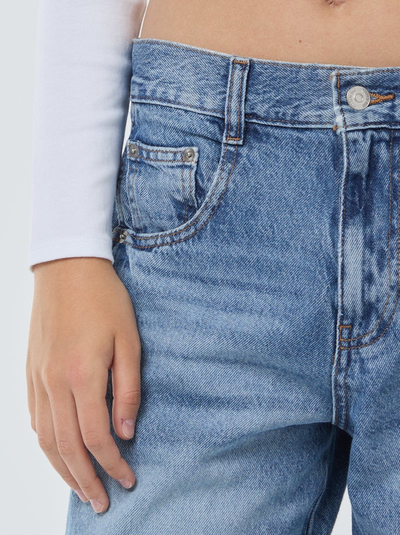 Jean large coupe ballon Dirty stone - Kiabi