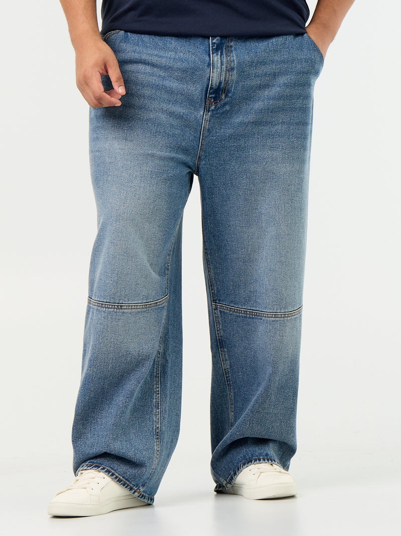 Jean large coupe carpenter Bleu - Kiabi