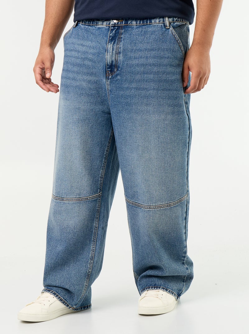 Jean large coupe carpenter Bleu - Kiabi