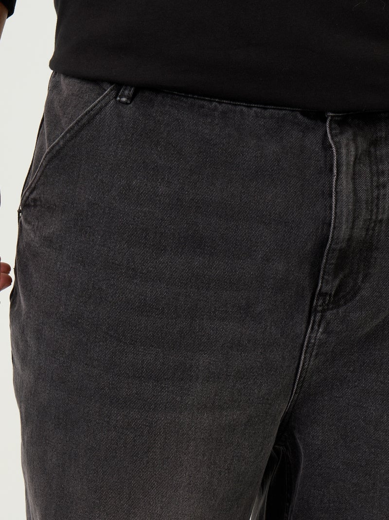 Jean large coupe carpenter Noir - Kiabi
