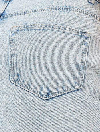 Jean large coupe cropped - Kiabi