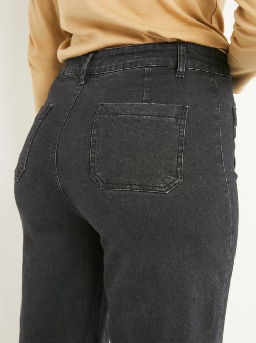 Jean large denim extra extensible 4 poches - Afibel - Kiabi