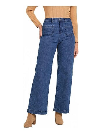 Jean large denim extra extensible 4 poches