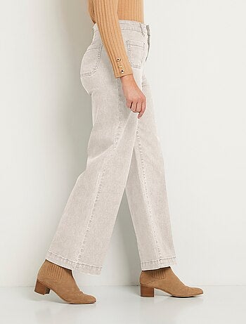 Jean large denim extra extensible 4 poches