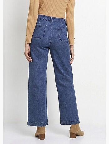 Jean large denim stretch - afibel