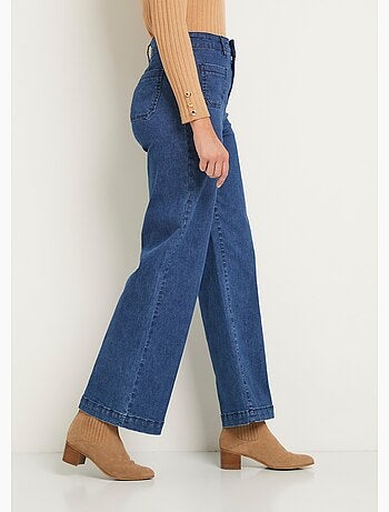 Jean large denim stretch - afibel