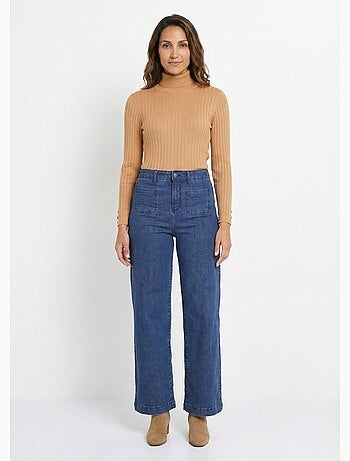 Jean large denim stretch - afibel