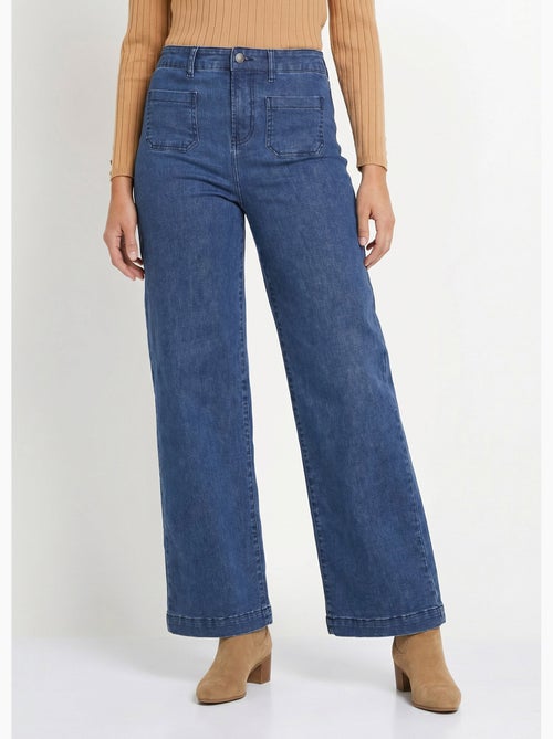 Jean large denim stretch - afibel - Kiabi Jean large denim stretch - afibel - Kiabi