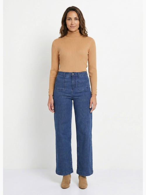 Jean large denim stretch - afibel - Kiabi Jean large denim stretch - afibel - Kiabi