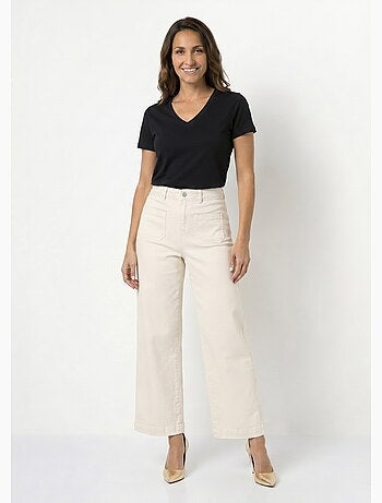 Jean large denim stretch - afibel