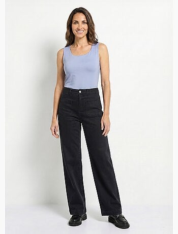 Jean large denim stretch - afibel