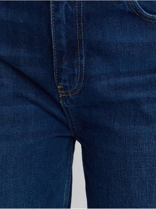 Jean Large En Denim De Coton À Taille Haute - Kiabi