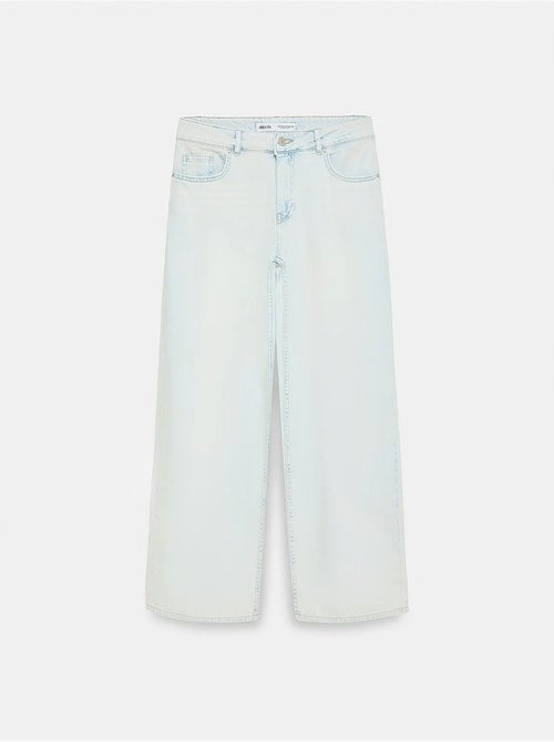 Jean large en denim de coton, taille basse dilvin - Kiabi Jean large en denim de coton, taille basse dilvin - Kiabi