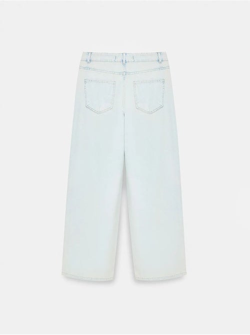 Jean large en denim de coton, taille basse dilvin - Kiabi Jean large en denim de coton, taille basse dilvin - Kiabi