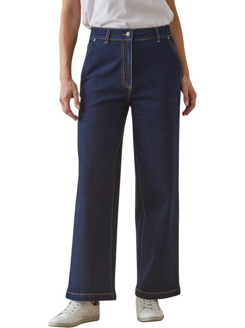 Jean large et court femme - DAXON - Kiabi