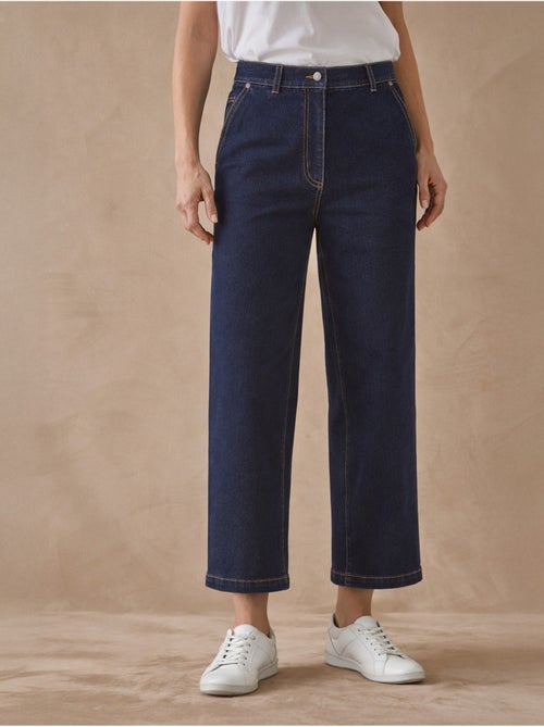 Jean large et court femme - DAXON - Kiabi