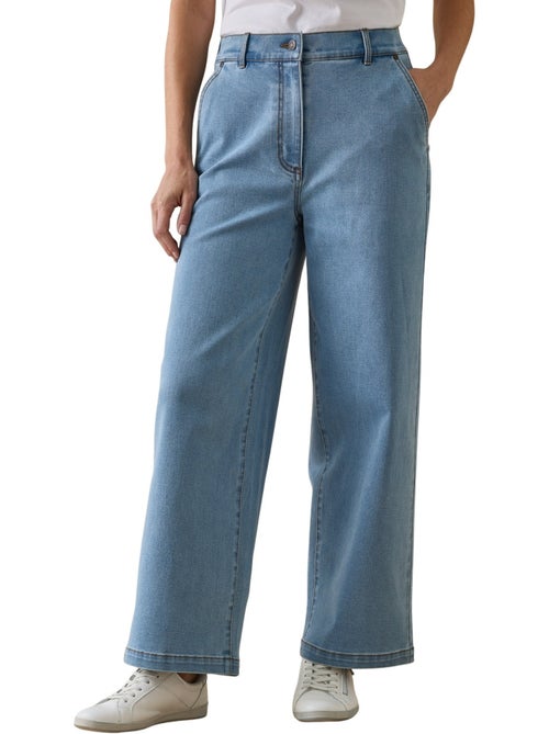 Jean large et court femme - DAXON - Kiabi